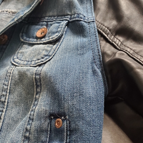 Crop denim jacket - Picture 2 of 5